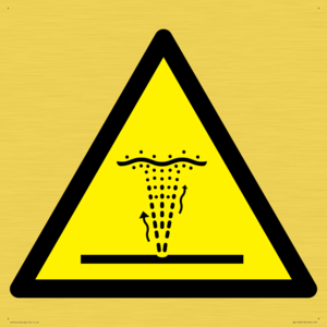 W515 Warning: Geyser (water/air) water jet